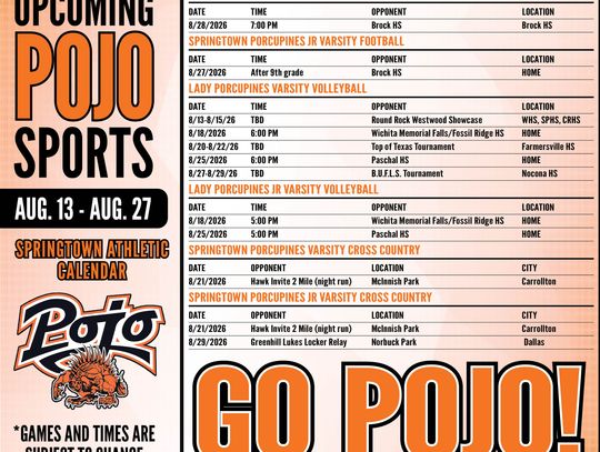 A look ahead at sports