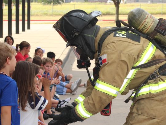 A visit from local heroes