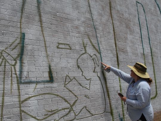 Artist brings collaborative vision to library mural