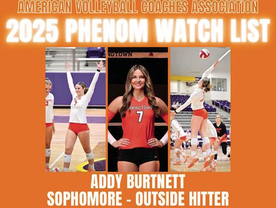 Burtnett placed on the 2025 Phenom Watch List