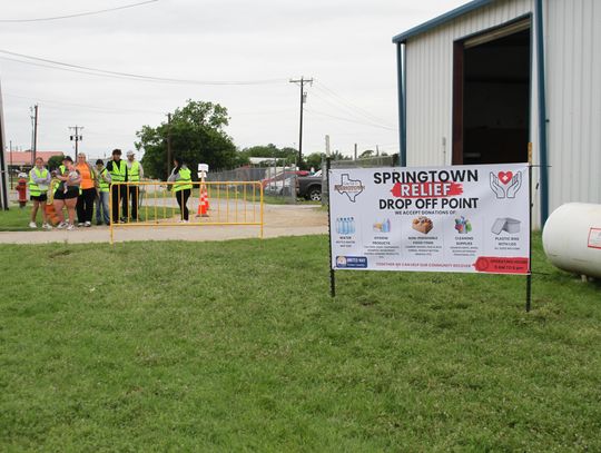 City opens relief supply center following storm
