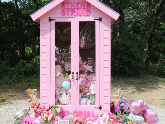 New memorial honors Athena Strand
