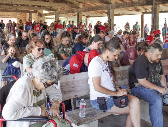 Springtown community mourns Charlie Kirk at prayer vigil