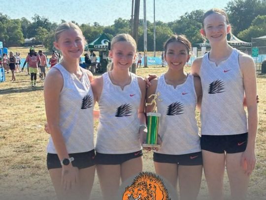 Springtown girls reach podium at Greenhill relay