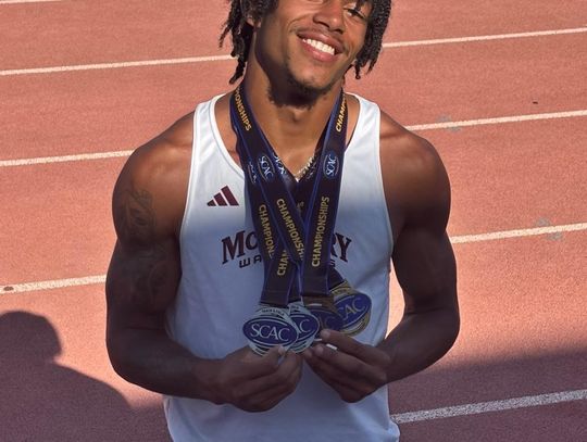 Kamryn Cleveland: SCAC male Athlete of the meet