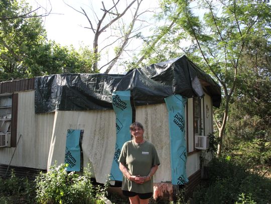 Springtown woman shares her experience after EF-1 tornado damage