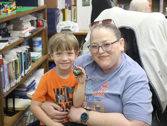 Summer fun kicks off with rock painting at Springtown Library