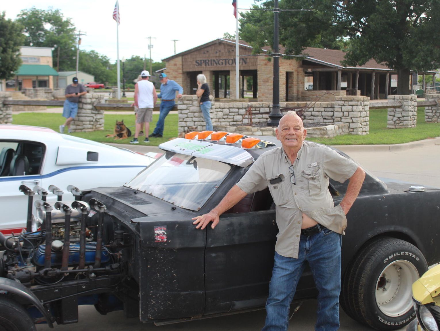 Vintage cars roll into Springtown Square each Saturday