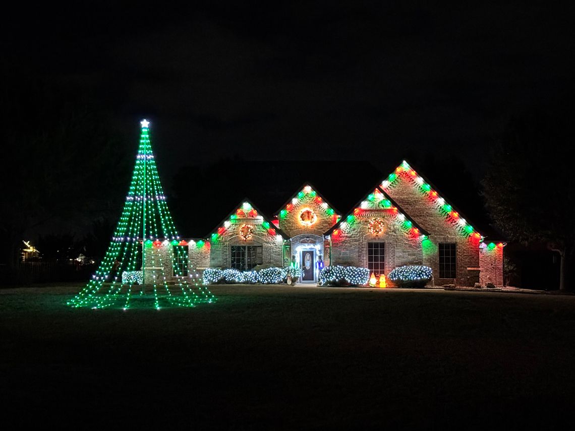 Homes shine bright for the holidays