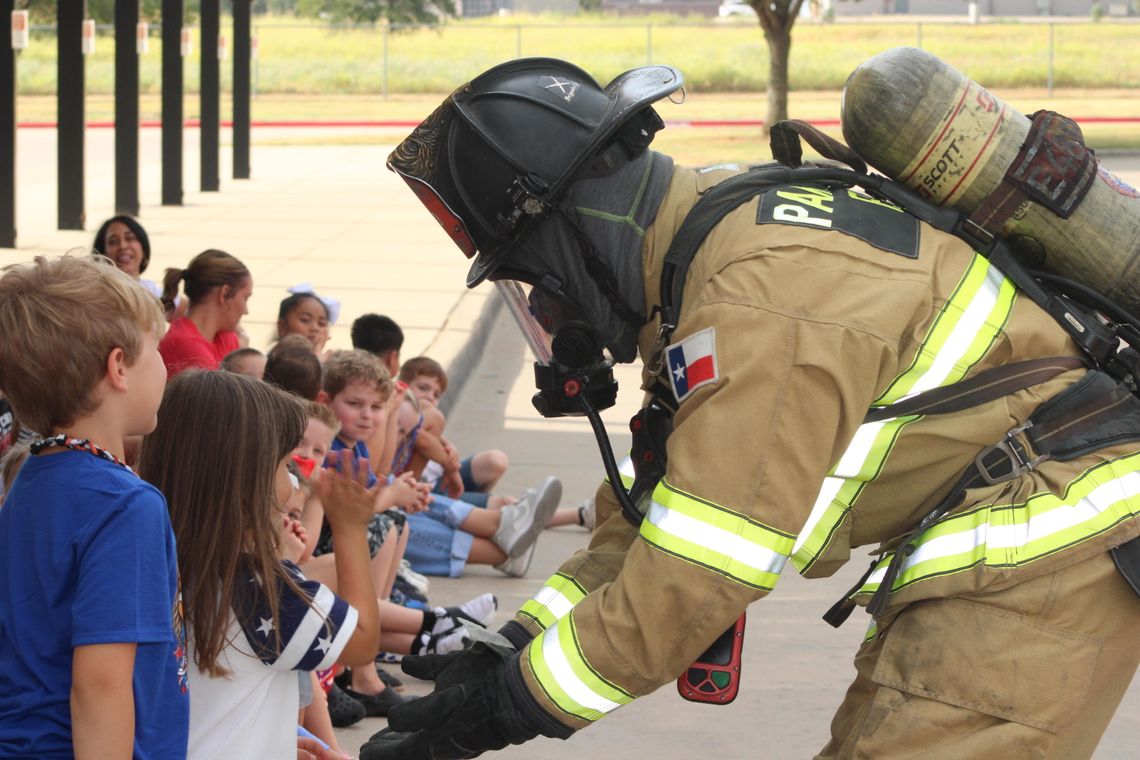 A visit from local heroes