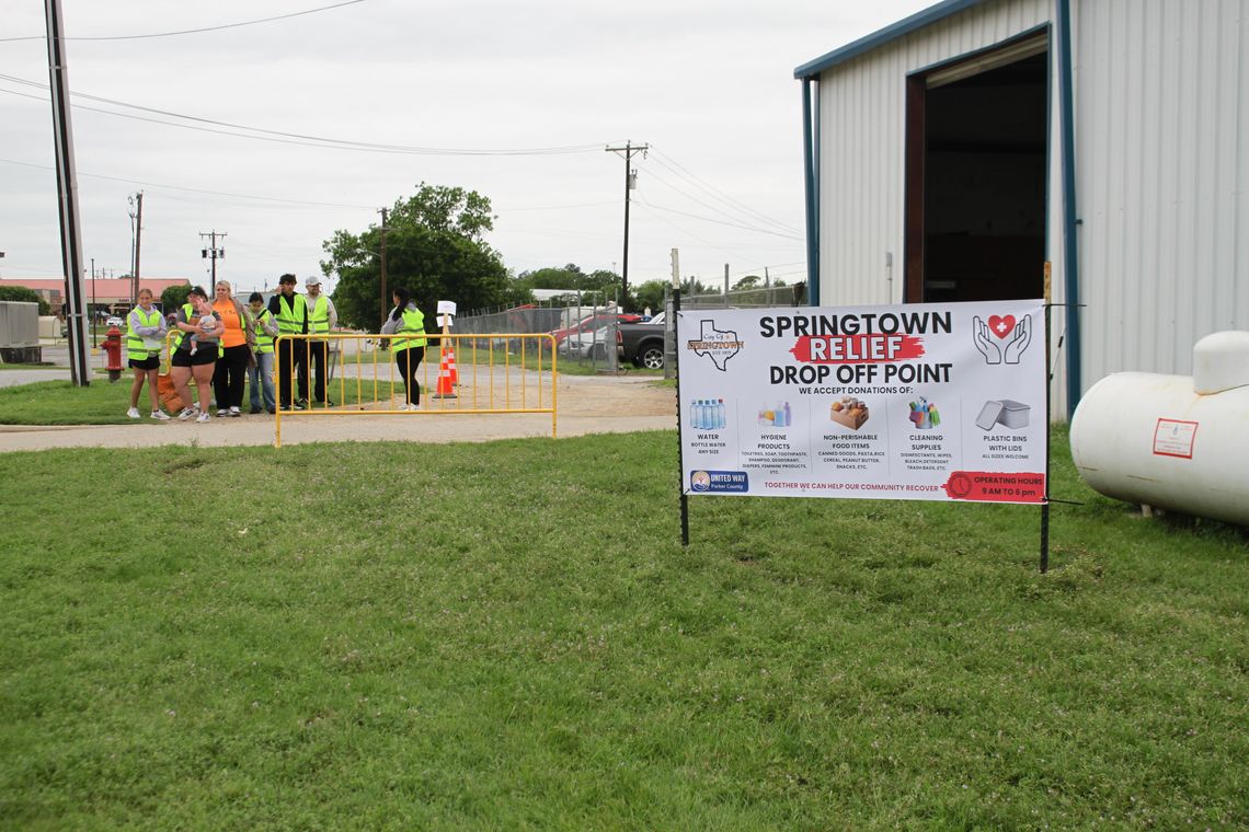 City opens relief supply center following storm