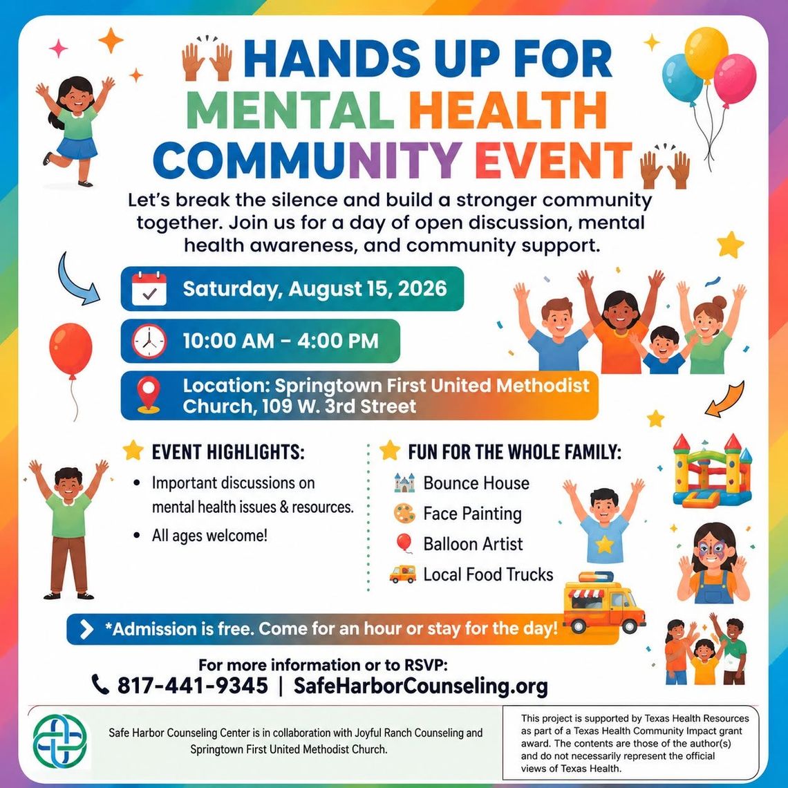 Community puts ‘Hands Up’ for mental health Community puts ‘Hands Up’ for mental health