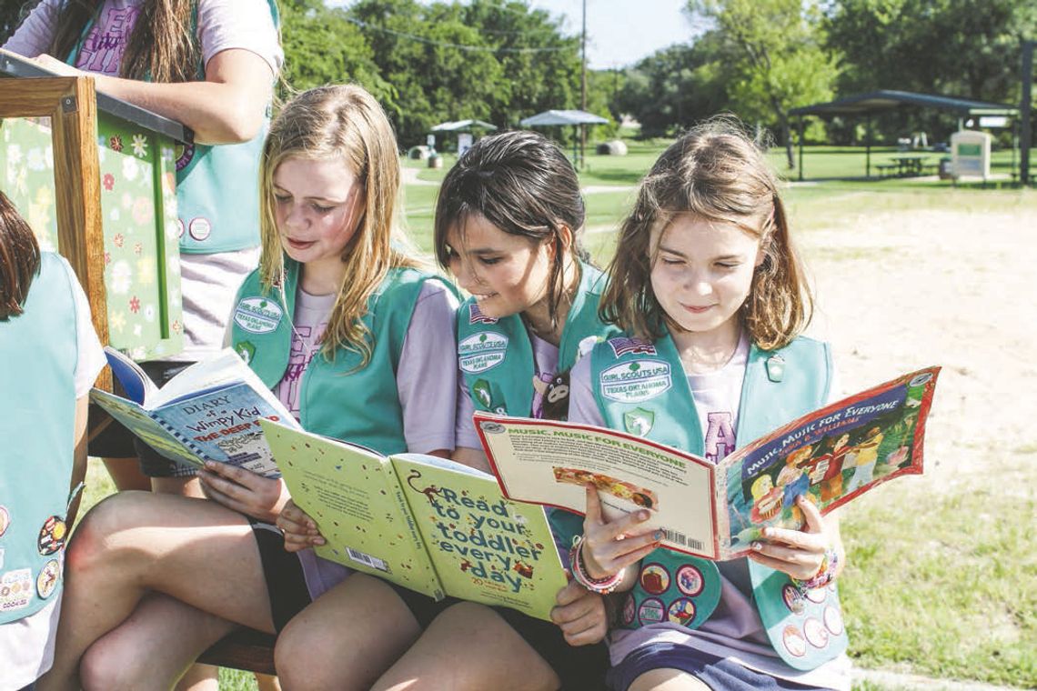 Girl Scouts give back