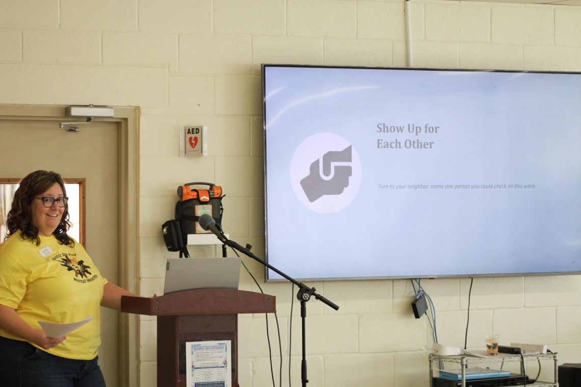 Hands Up for Mental Health: One room, many resources