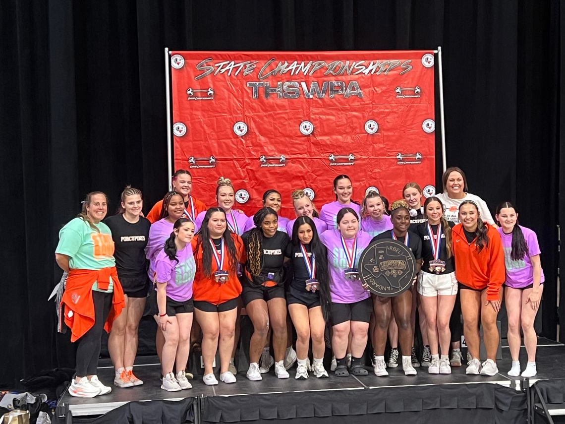 Lady Pines earn bronze at state powerlifting meet