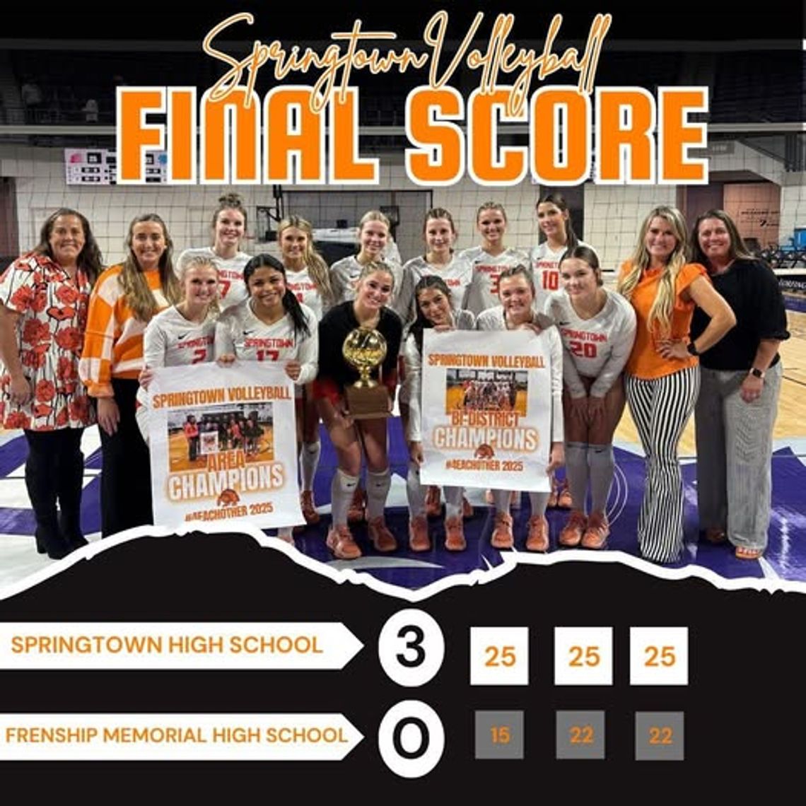 Lady Porcupines: Area champs