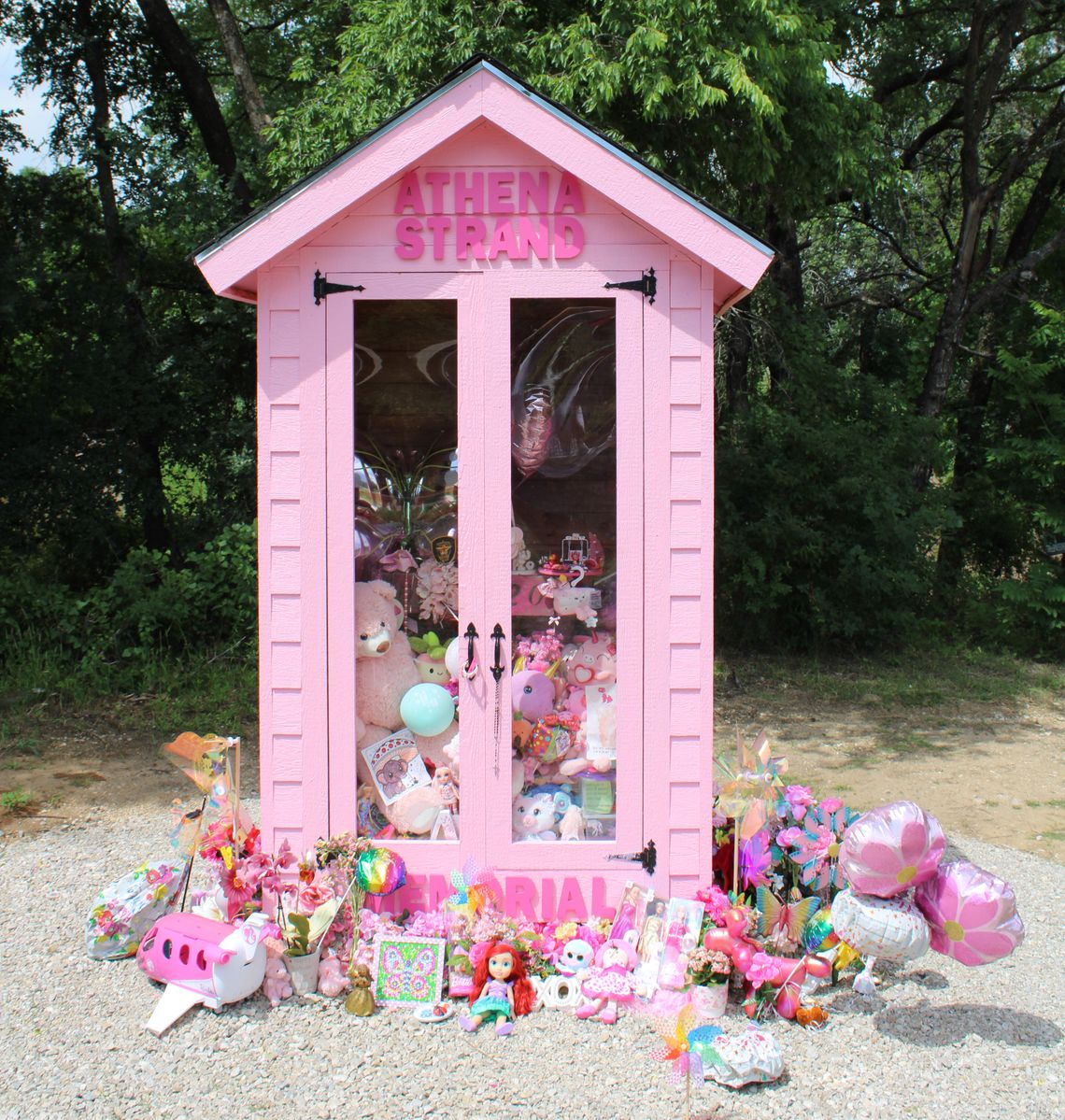 New memorial honors Athena Strand