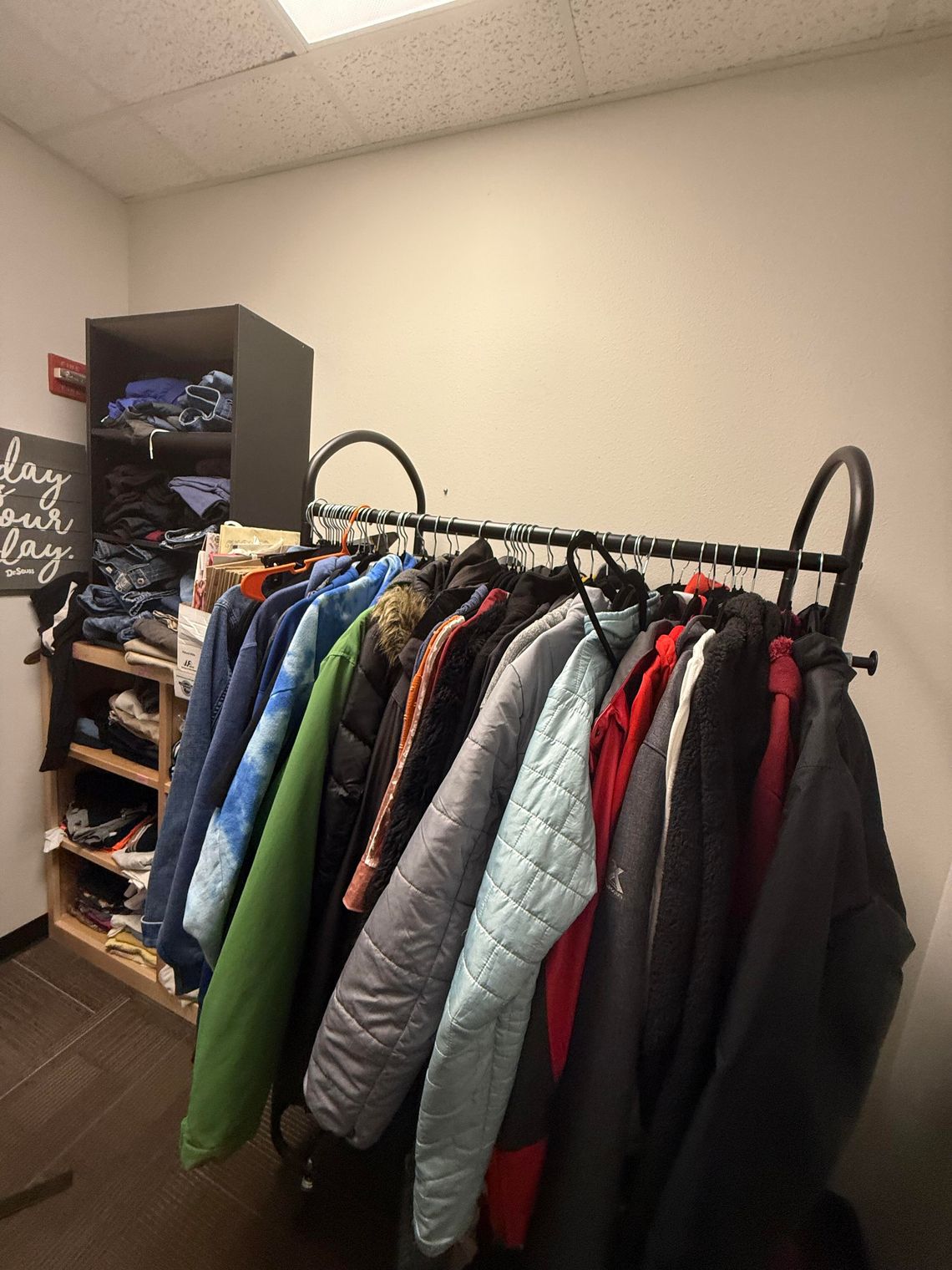 SHS students seek space for clothing drive SHS students seek space for clothing drive