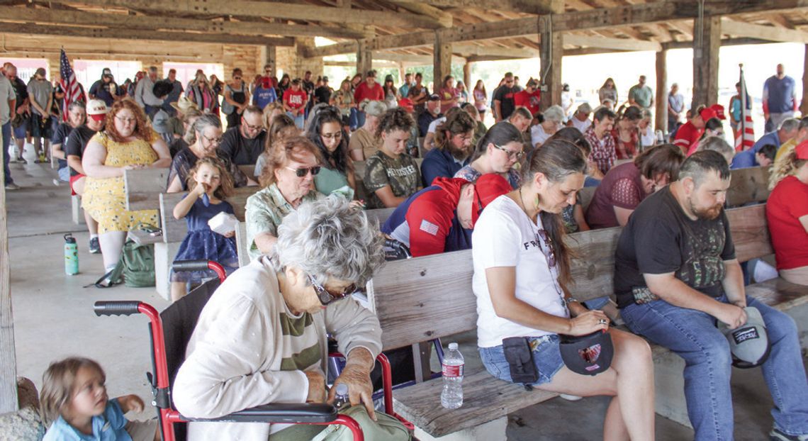 Springtown community mourns Charlie Kirk at prayer vigil