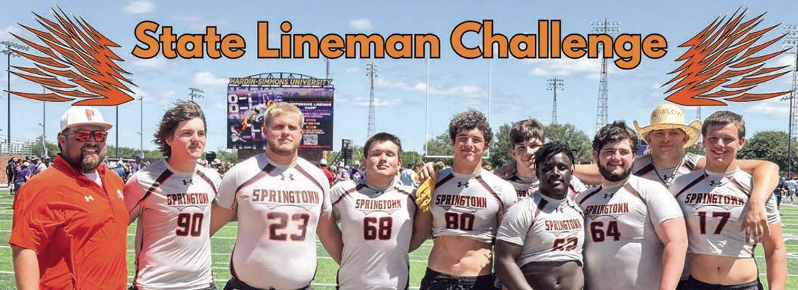 Springtown Porcupines take 3rd at State Lineman Challenge