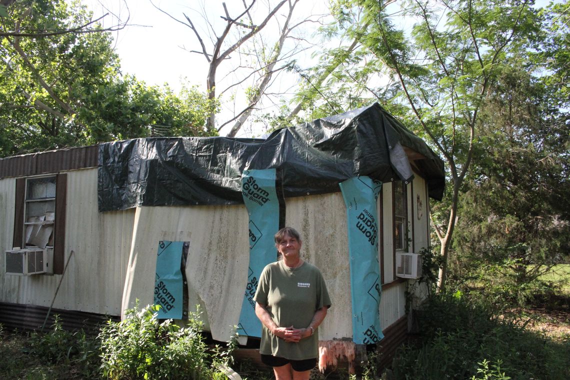 Springtown woman shares her experience after EF-1 tornado damage