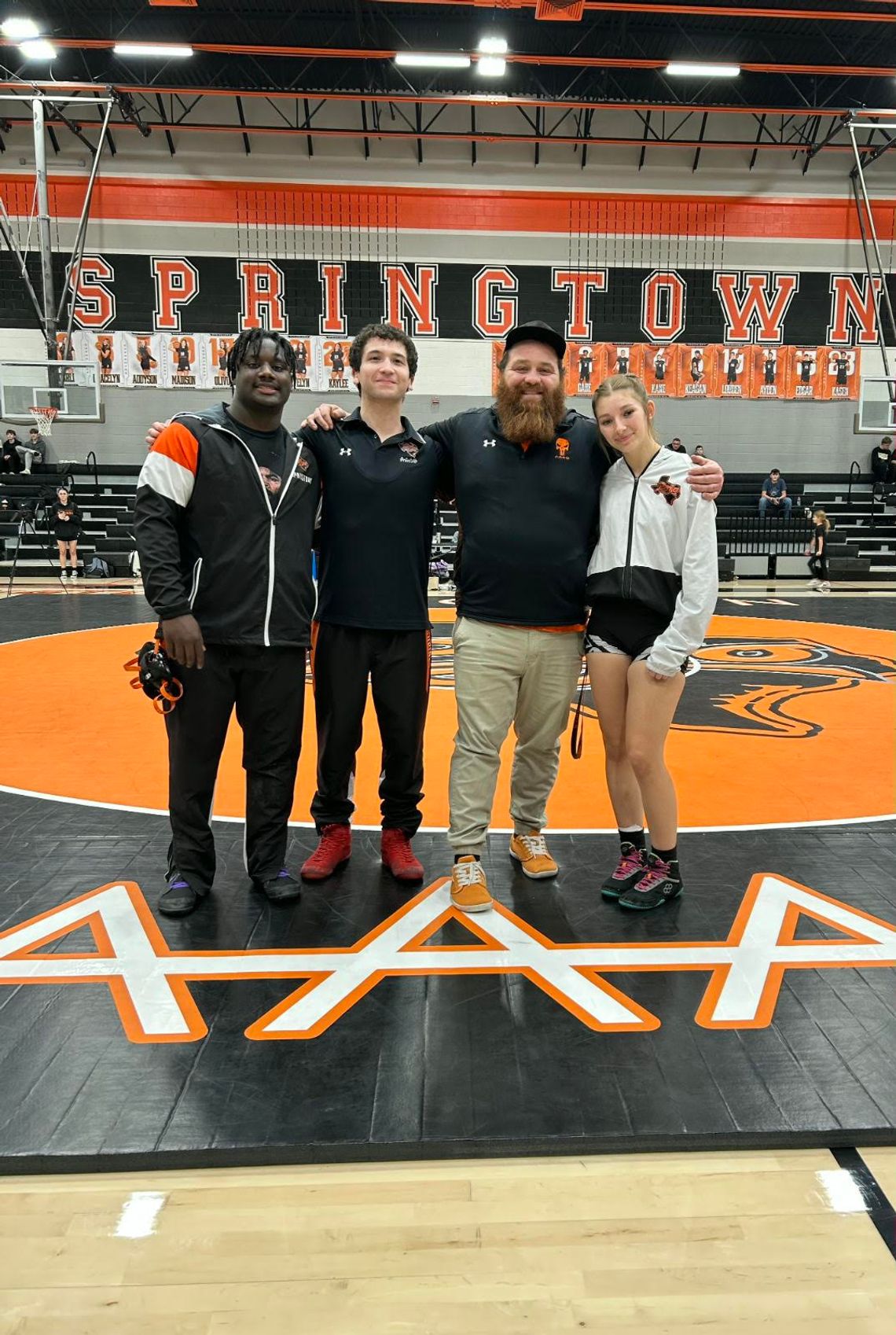 Springtown wrestlers sweep Senior Night tri dual