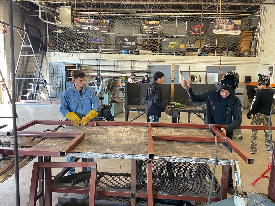 Welding students keep homecoming tradition burning bright